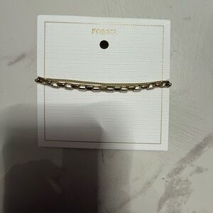 Fossil Gold-Tone Chain Bracelet